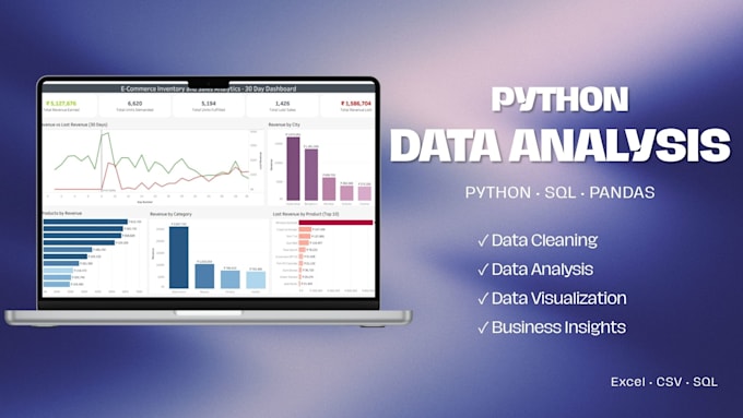 analyze and visualize your data using python