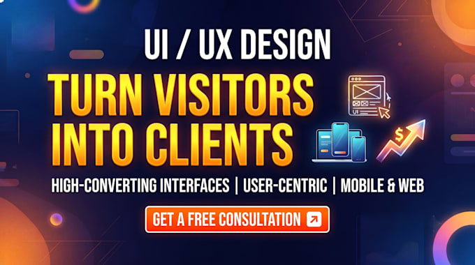 design modern figma website UI UX or mobile app UI