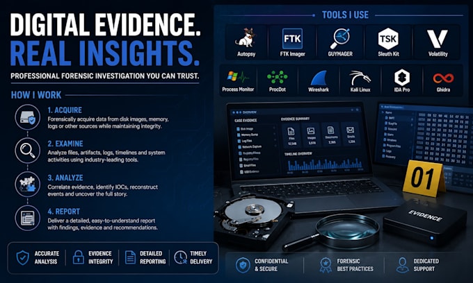 do forensics analysis and cyber security investigation
