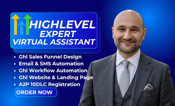 go highlevel crm automation ghl automation gohighlevel virtual assistant VA a2p