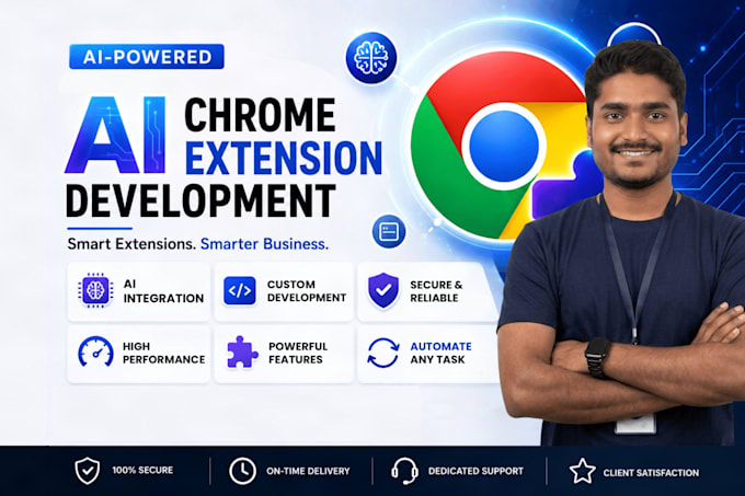 develop custom chrome browser extension with ai integration