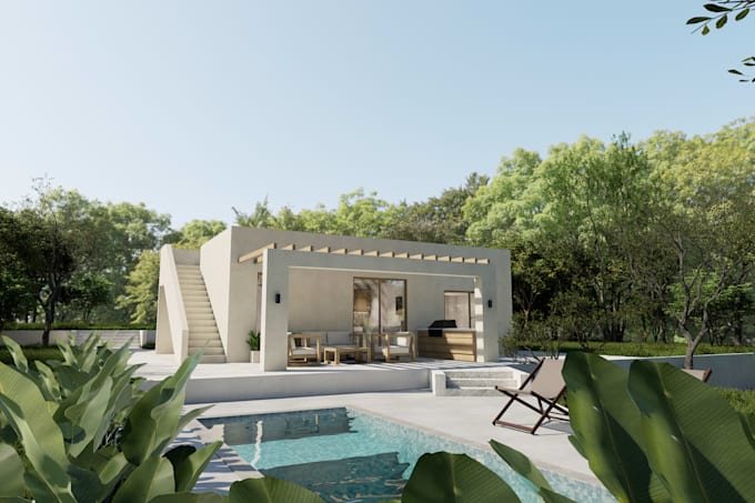 do luxury house designs, villas, hotel renderings and walkthroughs