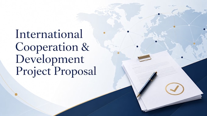 write your international cooperation or development project