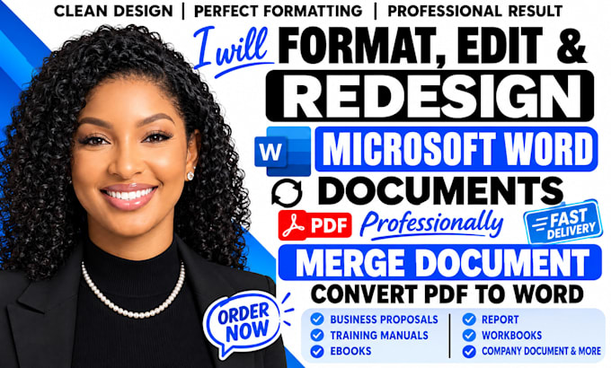 format microsoft word documents, merge pdfs, and convert PDF to editable word