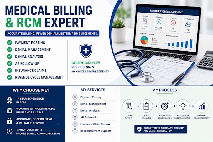 provide medical billing, payment posting, denials management
