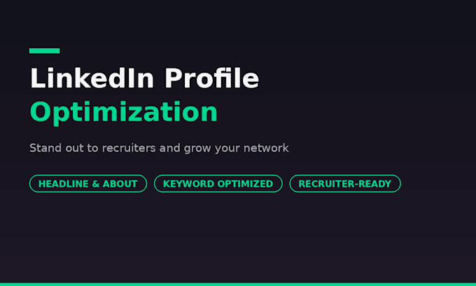 optimize your linkedin profile for recruiters