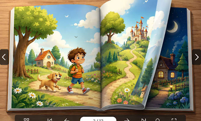design convert document into flipbook, canva book workbook
