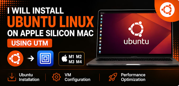 install ubuntu on apple silicon mac using utm