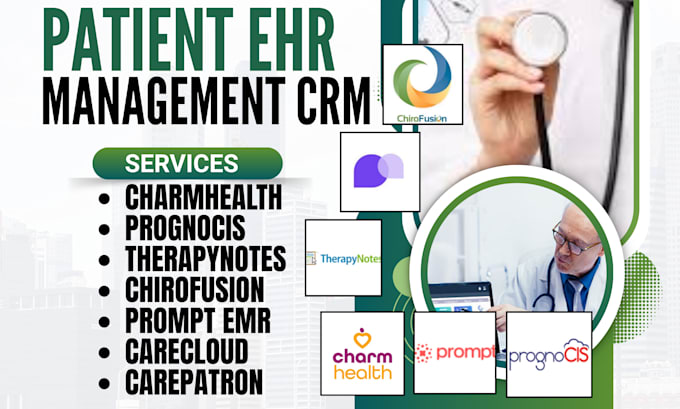 setup patient ehr management prognocis therapynotes chirofusion charmhealth CRM