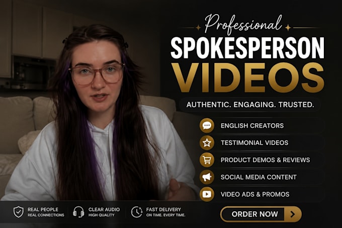 spokesperson video actor female spokesperson testimonial ugc review video review
