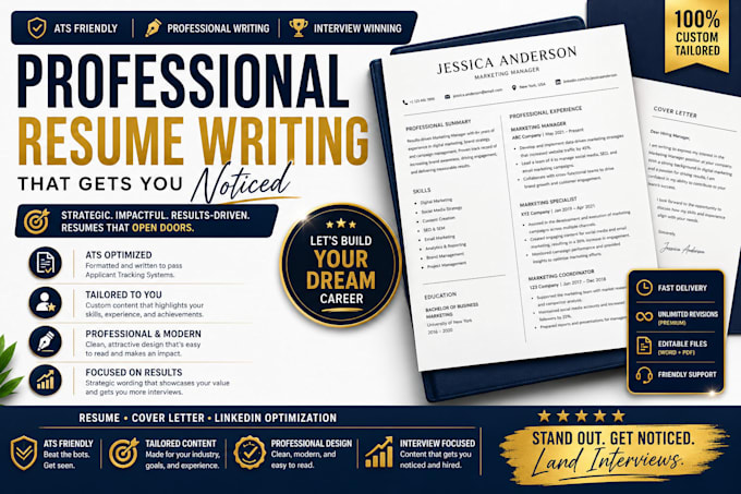 write a professional ats friendly resume