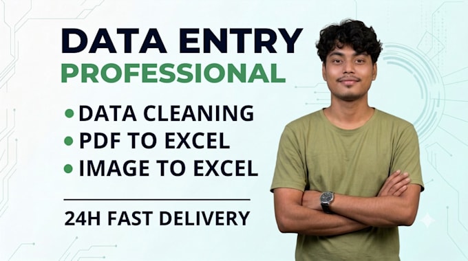 fix and clean excel data, convert PDF and image to excel