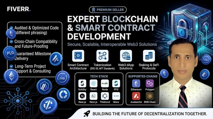 develop custom solidity smart contract for web3 and defi