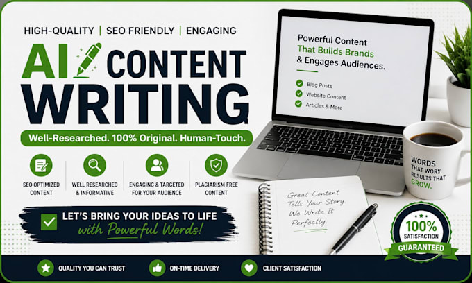 write ai generated SEO blog posts and articles
