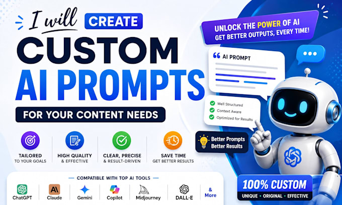 create custom ai prompts for your content needs