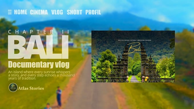 create cinematic documentary vlog