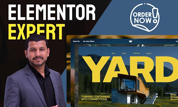 build a professional wordpress website with elementor page builder