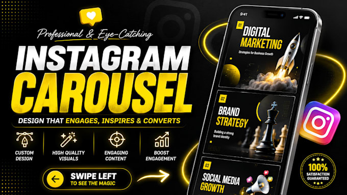 design high converting instagram carousel posts for business