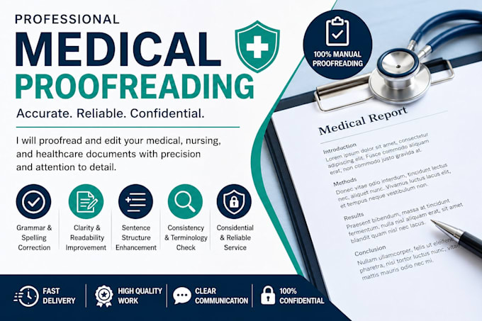 provide expert medical proofreading and editing services