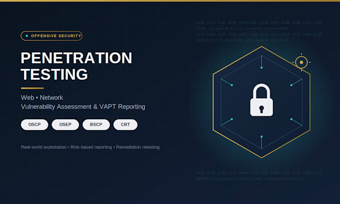 perform professional pentest and vulnerability assessment