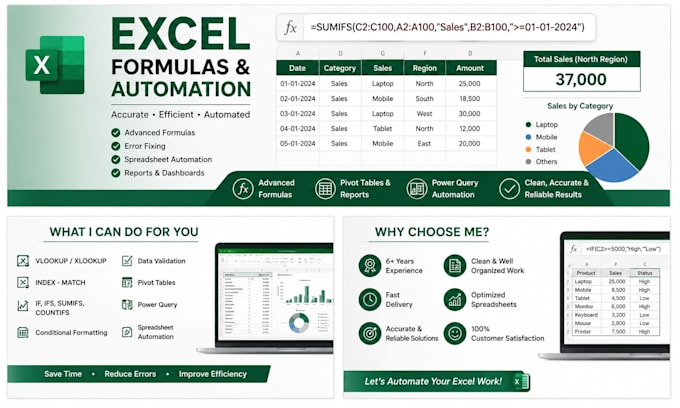 create advanced excel formulas and automation