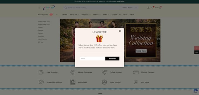 build an ecommerce website with payment integration