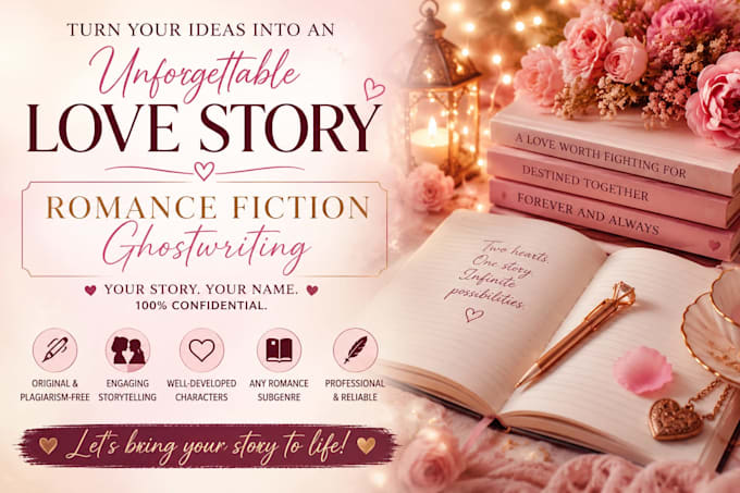 ghostwrite a romance novel