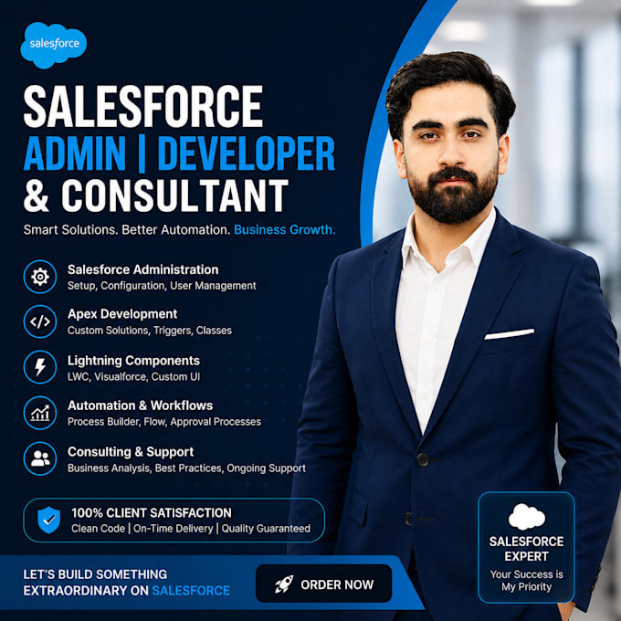 be your salesforce admin for configuration and automation