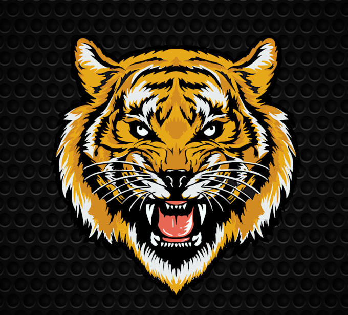 design an outstanding tiger head logo for your brand