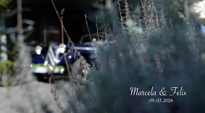 create a cinematic wedding video