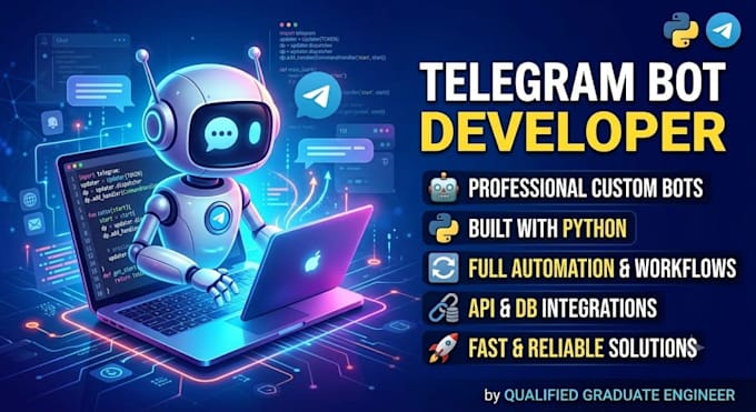 build a professional telegram bot with python