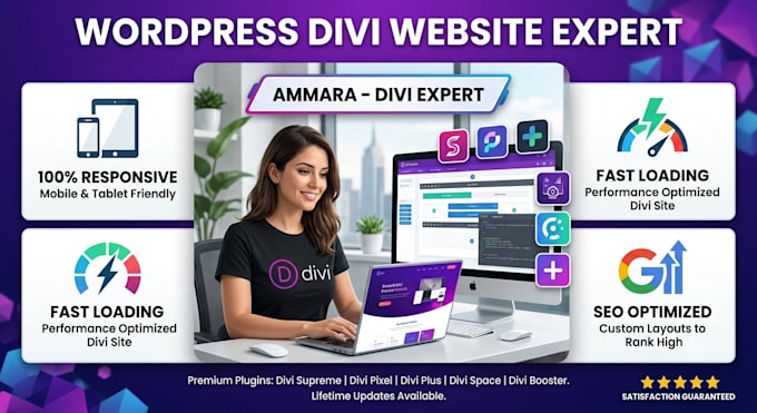 design or customize a professional wordpress divi