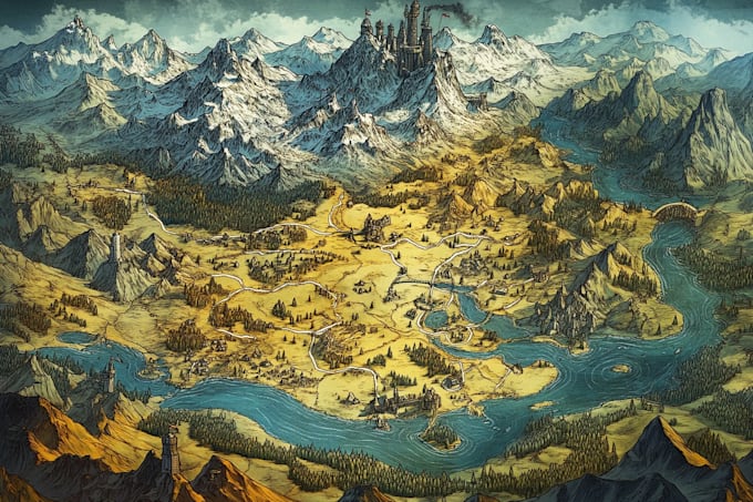 create custom dnd and rpg world maps