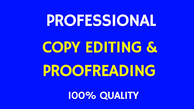 do book proofreading, book editing and proofreading services