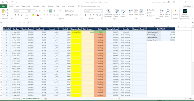 create professional excel dashboards and trackers