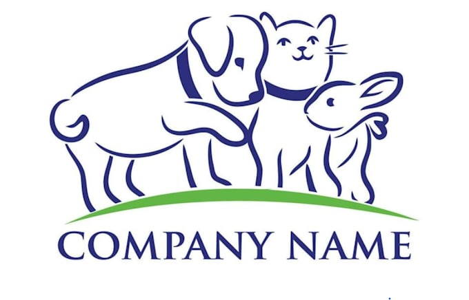 create modern dog, pet and animal logo