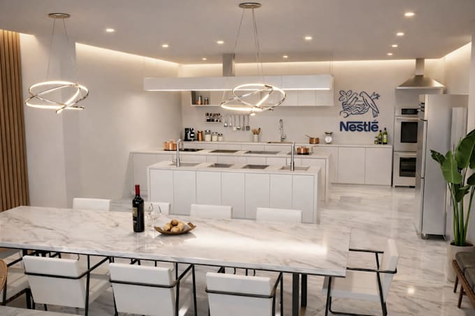 create a professional interior design with realistic 3d renderings