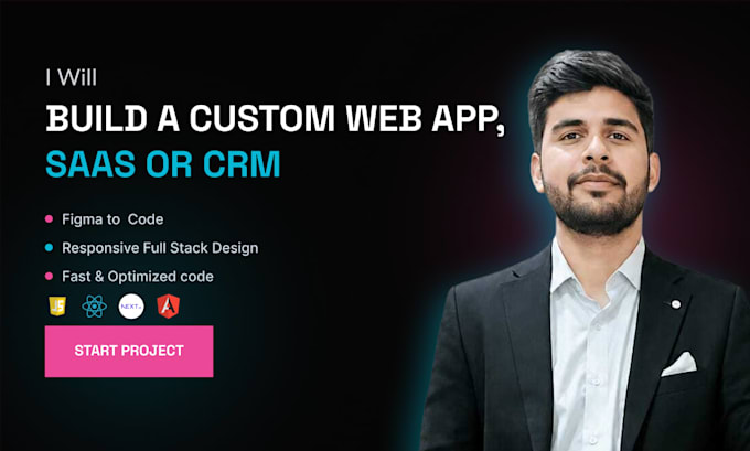 build a custom web application, saas or CRM
