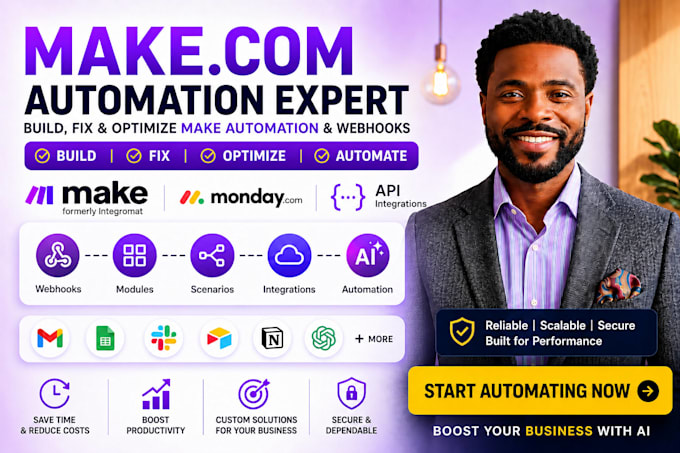 fix make com made com webhook automation make automation make com automation