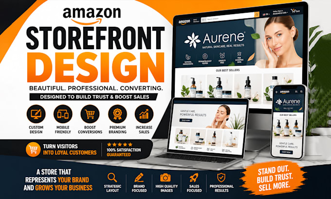 design a premium amazon storefront that increases sales