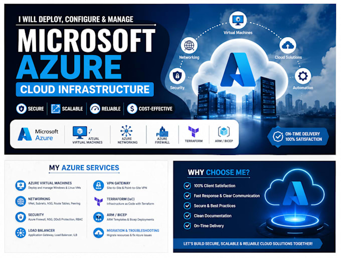 deploy and manage microsoft azure cloud infrastructure