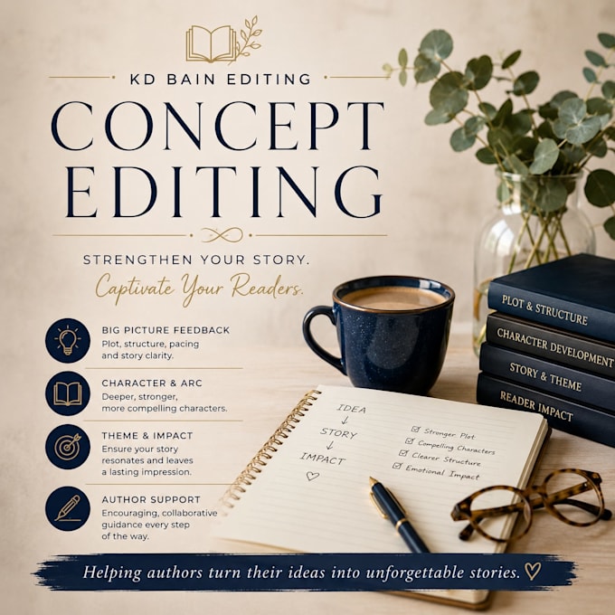 perform a comprehensive developmental edit of your manuscript