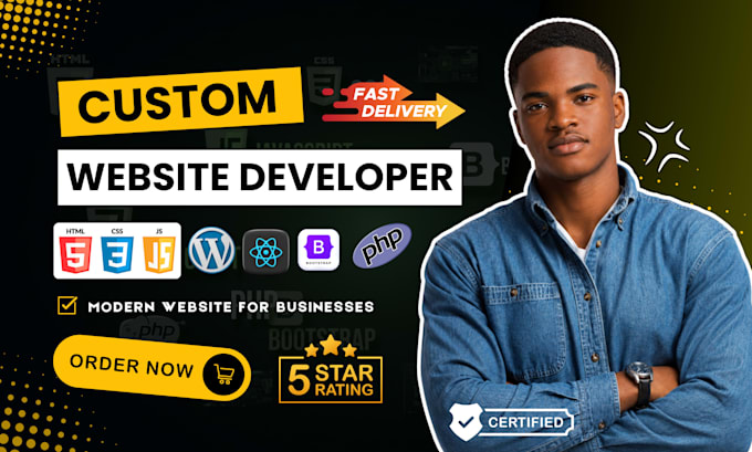be full stack developer, front end web developer, full stack website development