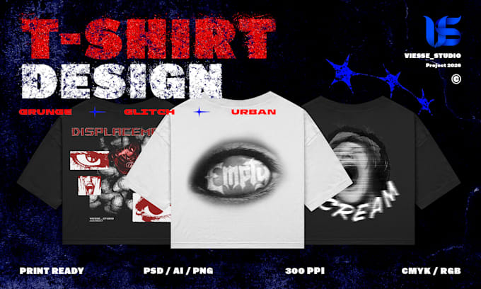 do grunge and urban graphic for your tee
