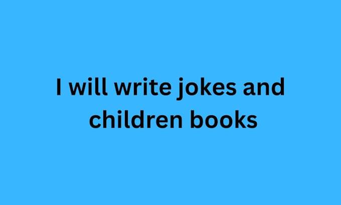 write christain books and jokes