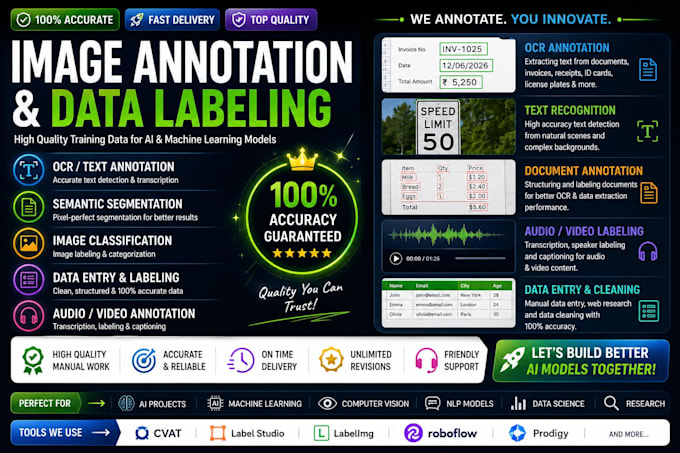 do data labelling data annotation and data entry