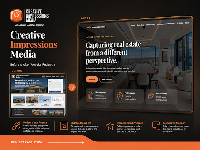 redesign your website for a clean professional look