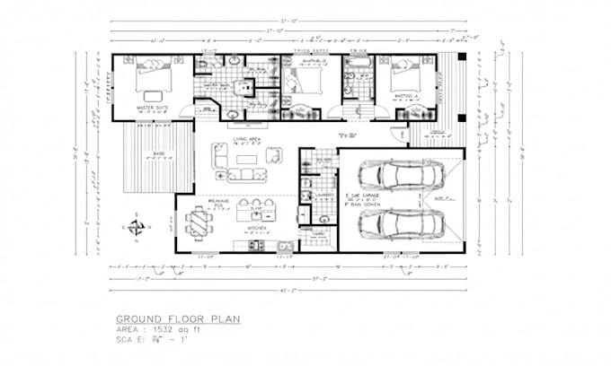 provide autocad 2d drafting, city permit drawings, and architectural rendering