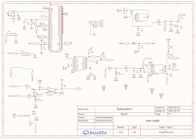 design a custom pcb in easyeda for jlcpcb manufacturing