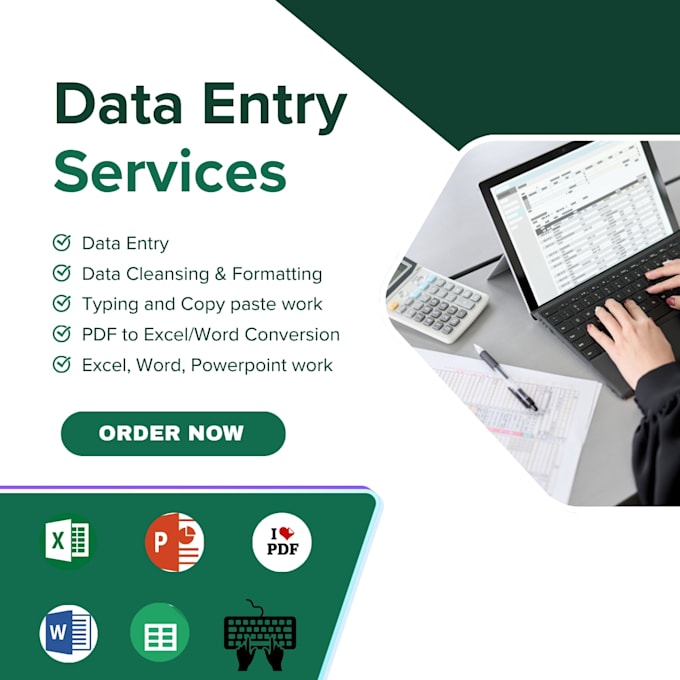 handle your data entry tasks perfectly